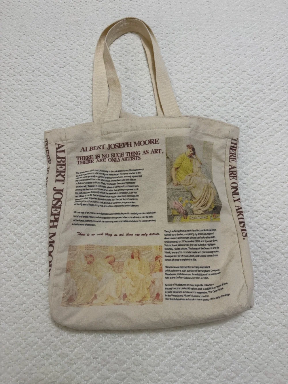 Albert Joseph Moore Canvas Tote Bag